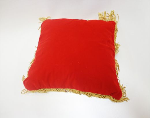 Coussin d'inauguration rouge