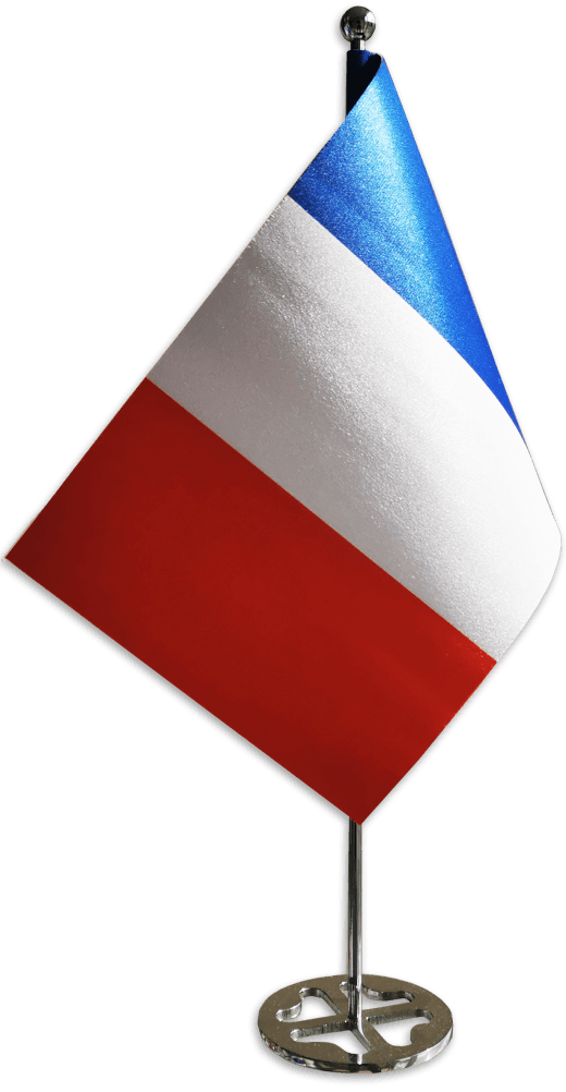 Drapeau de table prestige Trévo France