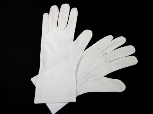 Gants blancs