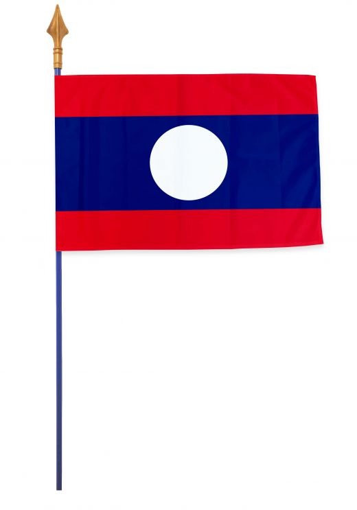 Drapeaux et oriflammes Laos 40*60 cm