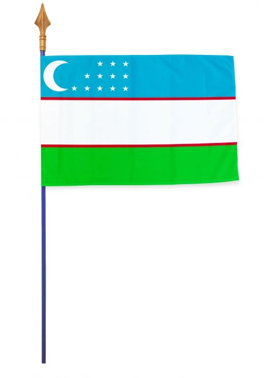 Drapeaux et oriflammes Ouzbékistan 40*60 cm