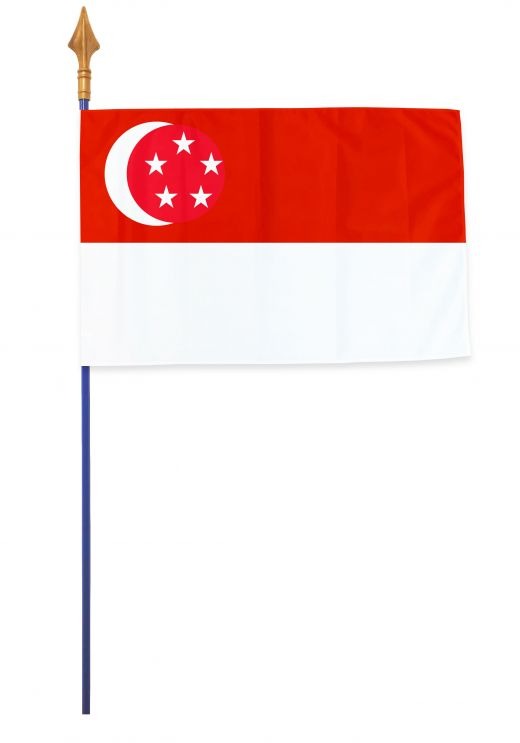 Drapeaux et oriflammes Singapour 40*60 cm