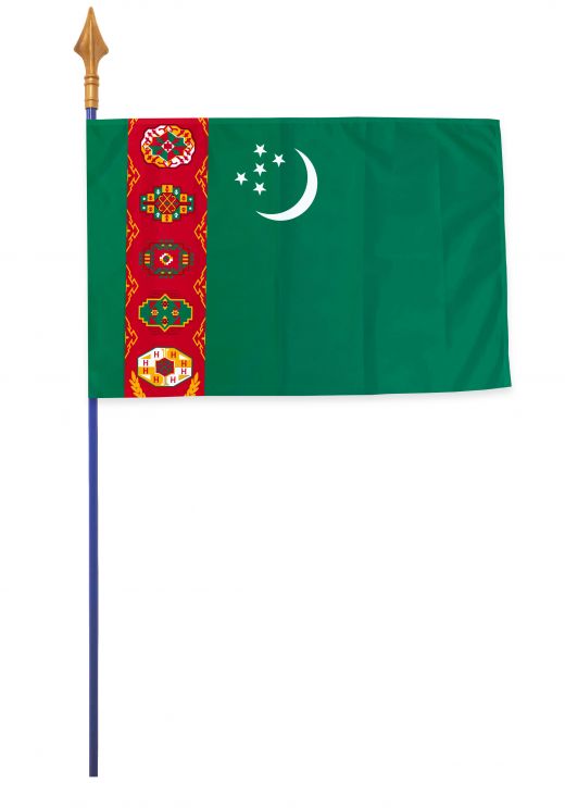 Drapeaux et oriflammes Turkmenistan 40*60 cm