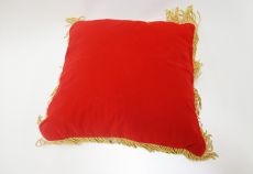 Coussin d'inauguration rouge