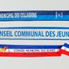 Echarpes Conseil Municipal Jeunes personnalisées