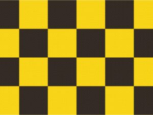 Drapeau risque d'avalanche à damier