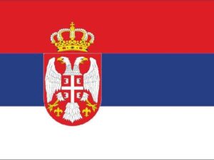 Drapeau Serbie écussons