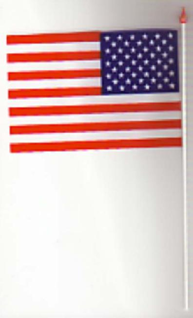 Drapeau plastique états unis