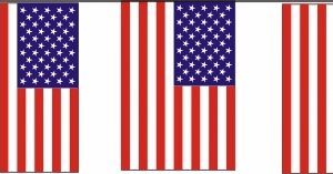 Guirlande plastique USA
