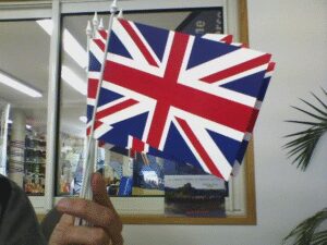 Drapeau plastique Royaume