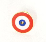 Cocarde RF  20 mm pour veste / écharpe