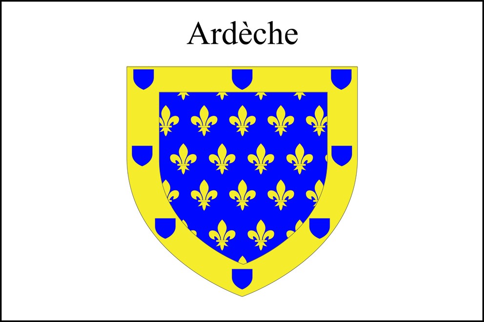 Drapeau Ardèche