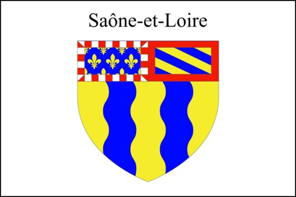Drapeau Saône et Loire