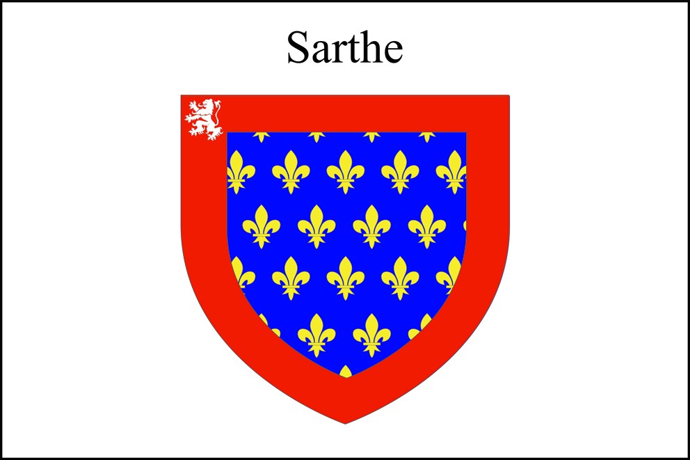 Drapeau Sarthe