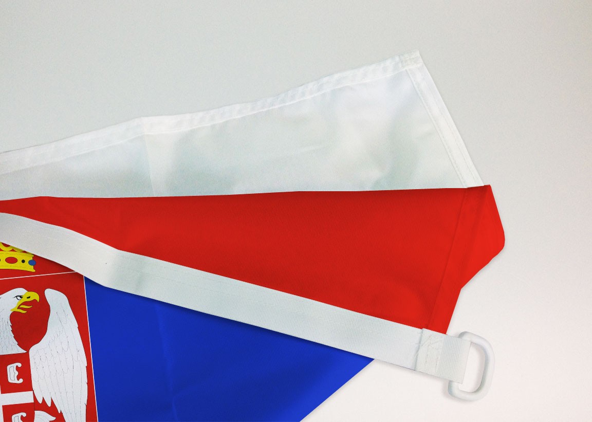 Drapeau Serbie écussons