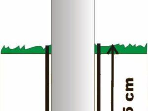 Fourreau pour mât alu 6 m / 7 m