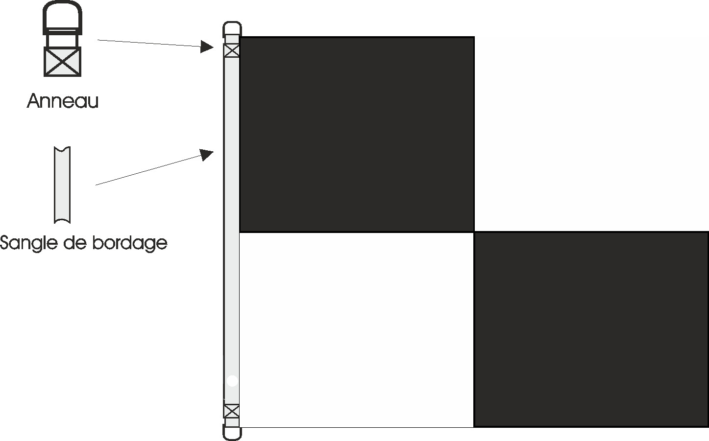 Pavillon plage rouge 125*150