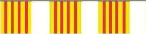 Guirlande plastique jaune et rouge