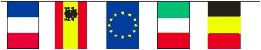 Guirlande plastique pays Européens