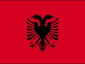 Drapeau Albanie