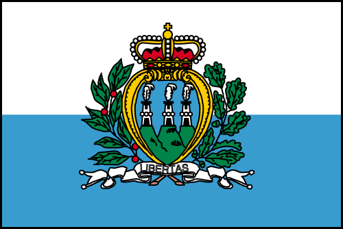 Drapeau Saint Marin en tissu