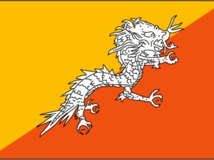 Drapeau Bhoutan