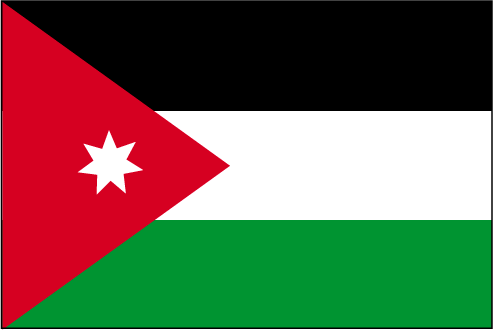 Drapeau Jordanie